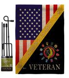 Home of Vietnam Veterans - Military Americana Vertical Impressions Decorative Flags HG140894 Made In USA