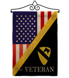 Home of 1st Cavalry Division - Military Americana Vertical Impressions Decorative Flags HG140896 Made In USA