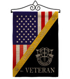 Home of De Opppresso Liber - Military Americana Vertical Impressions Decorative Flags HG140897 Made In USA
