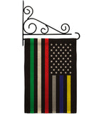 US First Responders Line - Military Americana Vertical Impressions Decorative Flags HG140927 Made In USA
