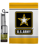 US Army - Military Americana Vertical Impressions Decorative Flags HG170031 Made In USA
