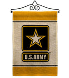 US Army - Military Americana Vertical Impressions Decorative Flags HG170031 Made In USA