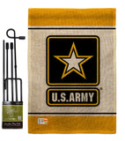 US Army - Military Americana Vertical Impressions Decorative Flags HG170031 Made In USA