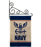 America Navy - Military Americana Vertical Impressions Decorative Flags HG170033 Made In USA