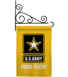 Proud Army Parent - Military Americana Vertical Impressions Decorative Flags HG170038 Made In USA