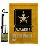 Proud Army Parent - Military Americana Vertical Impressions Decorative Flags HG170038 Made In USA