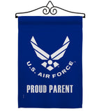 Proud Air Force Parent - Military Americana Vertical Impressions Decorative Flags HG170039 Made In USA