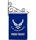 Proud Air Force Parent - Military Americana Vertical Impressions Decorative Flags HG170039 Made In USA