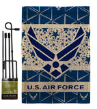 Air Force - Military Americana Vertical Impressions Decorative Flags HG170148 Made In USA