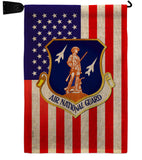 Air National Guard - Military Americana Vertical Impressions Decorative Flags HG170169 Made In USA