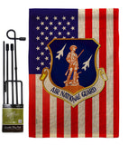 Air National Guard - Military Americana Vertical Impressions Decorative Flags HG170169 Made In USA