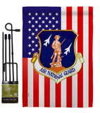 Air National Guard - Military Americana Vertical Impressions Decorative Flags HG170169 Made In USA