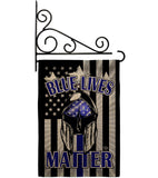 Blue Lives Matter - Military Americana Vertical Impressions Decorative Flags HG192286 Made In USA