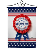 Veterans Day - Military Americana Vertical Impressions Decorative Flags HG192329 Made In USA