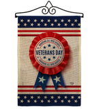 Veterans Day - Military Americana Vertical Impressions Decorative Flags HG192329 Made In USA