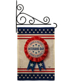 Veterans Day - Military Americana Vertical Impressions Decorative Flags HG192329 Made In USA