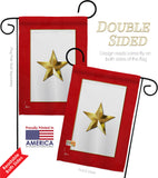 Gold Star - Military Americana Vertical Impressions Decorative Flags HG141082 Made In USA