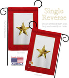 Gold Star - Military Americana Vertical Impressions Decorative Flags HG141082 Made In USA