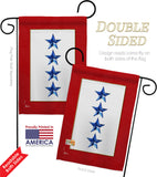 Four Blue Stars - Military Americana Vertical Impressions Decorative Flags HG141089 Made In USA