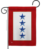 Four Blue Stars - Military Americana Vertical Impressions Decorative Flags HG141089 Made In USA