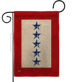Five Blue Stars - Military Americana Vertical Impressions Decorative Flags HG141091 Made In USA