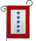 Five Blue Stars - Military Americana Vertical Impressions Decorative Flags HG141091 Made In USA