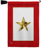 Gold Star - Military Americana Vertical Impressions Decorative Flags HG141082 Made In USA