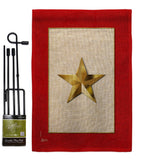 Gold Star - Military Americana Vertical Impressions Decorative Flags HG141082 Made In USA