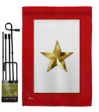 Gold Star - Military Americana Vertical Impressions Decorative Flags HG141082 Made In USA