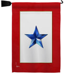Blue Star - Military Americana Vertical Impressions Decorative Flags HG141083 Made In USA