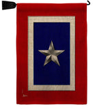 Silver Star - Military Americana Vertical Impressions Decorative Flags HG141092 Made In USA