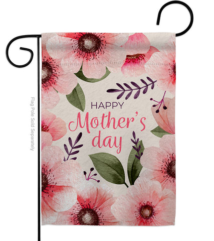 Pink Floral Mother - Mothers Day Summer Vertical Impressions Decorative Flags HG120075 Made In USA