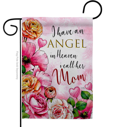 I Have An Angel - Mothers Day Summer Vertical Impressions Decorative Flags HG120098 Made In USA
