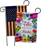 Feliz Dia De La Madre - Mothers Day Summer Vertical Impressions Decorative Flags HG120099 Made In USA