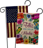 Feliz Dia De La Madre - Mothers Day Summer Vertical Impressions Decorative Flags HG120099 Made In USA