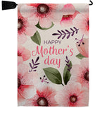 Pink Floral Mother - Mothers Day Summer Vertical Impressions Decorative Flags HG120075 Made In USA