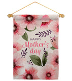 Pink Floral Mother - Mothers Day Summer Vertical Impressions Decorative Flags HG120075 Made In USA