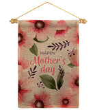 Pink Floral Mother - Mothers Day Summer Vertical Impressions Decorative Flags HG120075 Made In USA