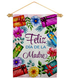 Feliz Dia De La Madre - Mothers Day Summer Vertical Impressions Decorative Flags HG120099 Made In USA