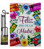 Feliz Dia De La Madre - Mothers Day Summer Vertical Impressions Decorative Flags HG120099 Made In USA