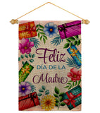 Feliz Dia De La Madre - Mothers Day Summer Vertical Impressions Decorative Flags HG120099 Made In USA