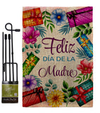 Feliz Dia De La Madre - Mothers Day Summer Vertical Impressions Decorative Flags HG120099 Made In USA