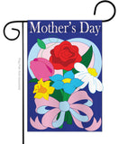 Mother's Day - Mother's Day Summer Vertical Applique Decorative Flags HG115061