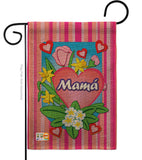 Mamá - Mother's Day Summer Vertical Impressions Decorative Flags HG115078S Made In USA