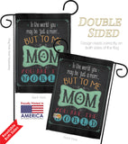 The World Mom - Mother's Day Summer Vertical Impressions Decorative Flags HG115122 Made In USA