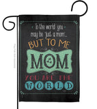 The World Mom - Mother's Day Summer Vertical Impressions Decorative Flags HG115122 Made In USA