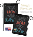 Mom Grandma - Mother's Day Summer Vertical Impressions Decorative Flags HG115123 Made In USA