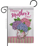 Mother Day Hydrangeas - Mother's Day Summer Vertical Impressions Decorative Flags HG115149 Made In USA