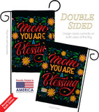 Mom You Are Blessing - Mother's Day Summer Vertical Impressions Decorative Flags HG115174 Made In USA