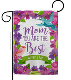 Mom Are Best - Mother's Day Summer Vertical Impressions Decorative Flags HG115229 Made In USA